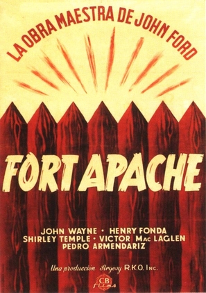 Fort Apache - Spanish Movie Poster (thumbnail)