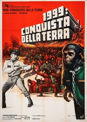 Conquest of the Planet of the Apes - Italian Movie Poster (thumbnail)