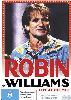 Robin Williams: Live at the Met - Australian DVD movie cover (thumbnail)