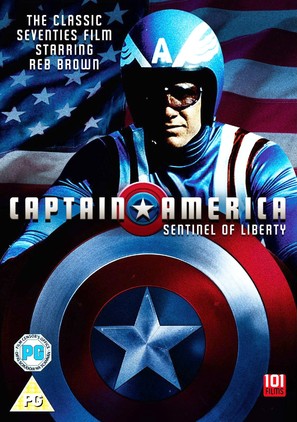 Captain America - British DVD movie cover (thumbnail)