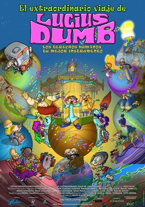 El Extraordinario Viaje De Lucius Dumb - Spanish Movie Poster (thumbnail)