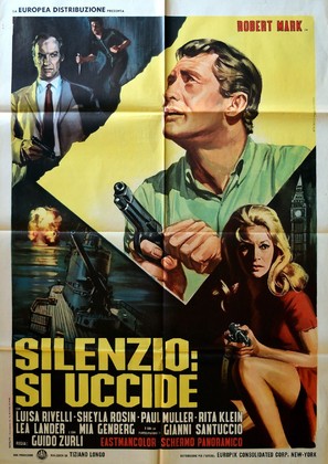 Silenzio: Si uccide - Italian Movie Poster (thumbnail)