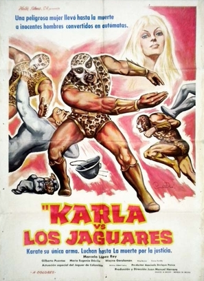 Karla contra los jaguares - Mexican Movie Poster (thumbnail)