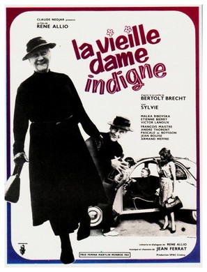 La vieille dame indigne - French Movie Poster (thumbnail)