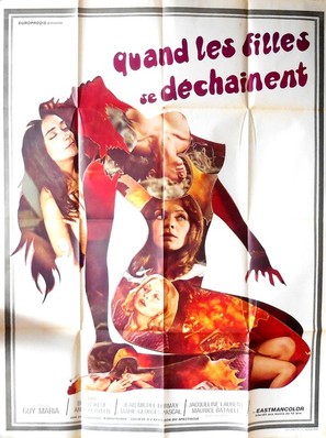 Quand les filles se d&eacute;cha&icirc;nent - French Movie Poster (thumbnail)