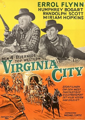 Virginia City - Danish Movie Poster (thumbnail)