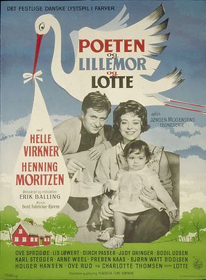 Poeten og Lillemor og Lotte - Danish Movie Poster (thumbnail)