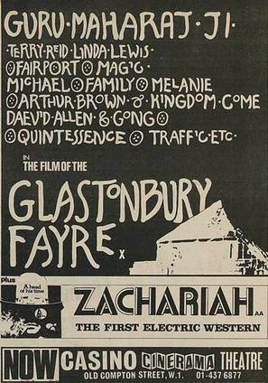Glastonbury Fayre - British Movie Poster (thumbnail)