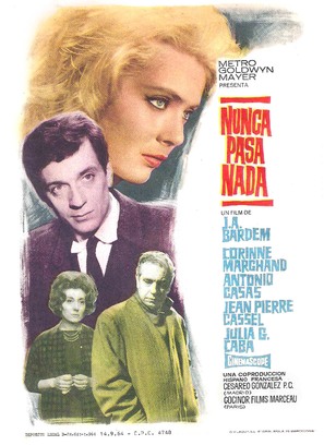 Nunca pasa nada - Spanish Movie Poster (thumbnail)