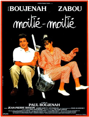Moiti&eacute;-moiti&eacute; - French Movie Poster (thumbnail)