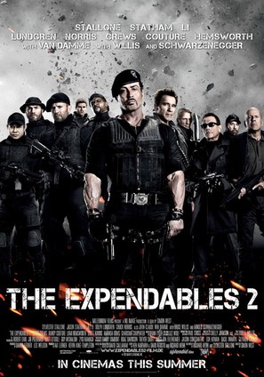 The Expendables 2 - German Movie Poster (thumbnail)