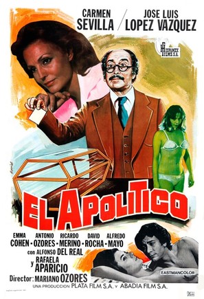 El apol&iacute;tico - Spanish Movie Poster (thumbnail)
