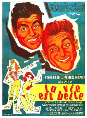 La vie est belle - French Movie Poster (thumbnail)
