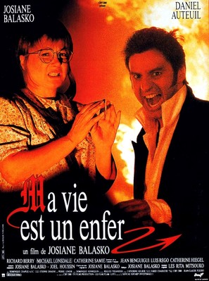 Ma vie est un enfer - French Movie Poster (thumbnail)