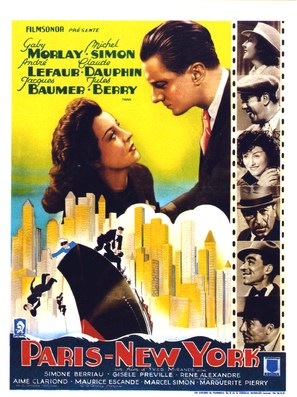 Paris New-York - Belgian Movie Poster (thumbnail)