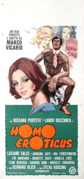 Homo Eroticus - Italian Movie Poster (thumbnail)