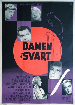 Damen i svart - Swedish Movie Poster (thumbnail)