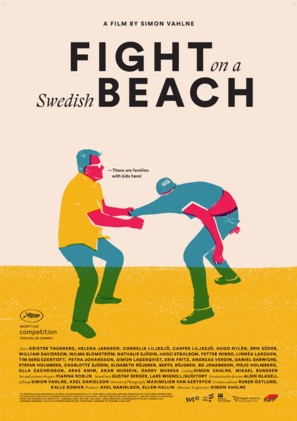 Fight on a Swedish Beach!! - Swedish Movie Poster (thumbnail)