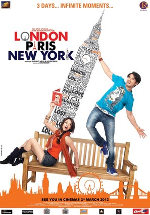 London Paris New York - Indian Movie Poster (thumbnail)