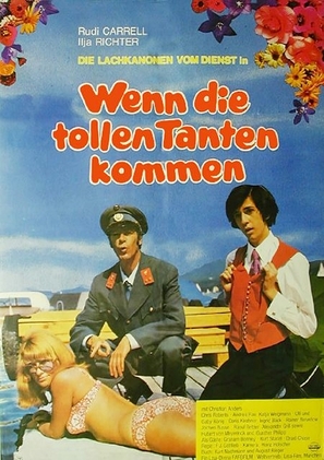 Wenn die tollen Tanten kommen - German Movie Poster (thumbnail)