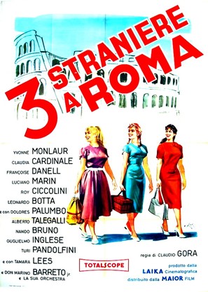 3 straniere a Roma - Italian Movie Poster (thumbnail)