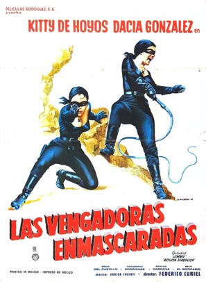 Las vengadoras enmascaradas - Mexican Movie Poster (thumbnail)