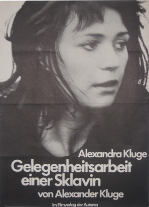 Gelegenheitsarbeit einer Sklavin - German Movie Poster (thumbnail)