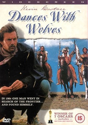 Dances with Wolves - British DVD movie cover (thumbnail)