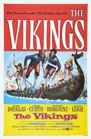 The Vikings - Movie Poster (thumbnail)