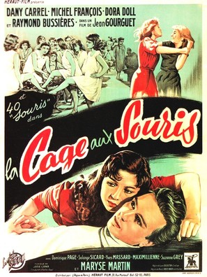 La cage aux souris - French Movie Poster (thumbnail)