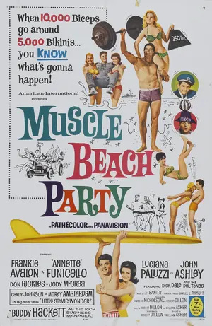 Muscle Beach Party Poster Muscle Beach Party Poster