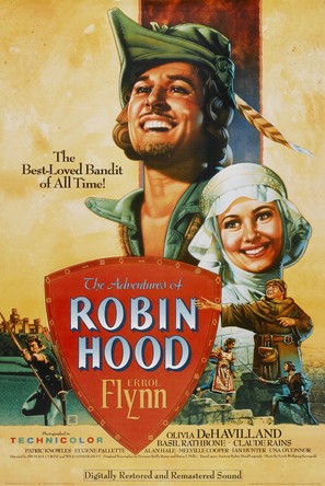 The Adventures of Robin Hood - Re-release movie poster (thumbnail)