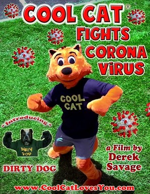 Cool Cat Fights Coronavirus - Movie Poster (thumbnail)