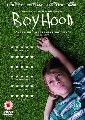 Boyhood - British DVD movie cover (thumbnail)