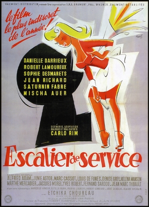 Escalier de service - French Movie Poster (thumbnail)