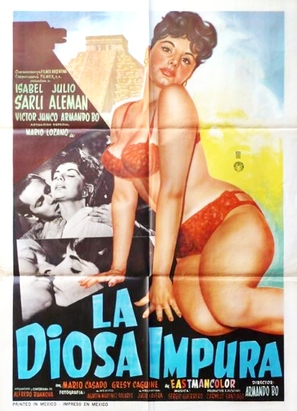 La diosa impura - Mexican Movie Poster (thumbnail)