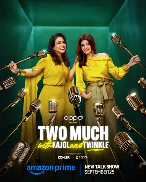 "Two Much with Kajol and Twinkle" Poster