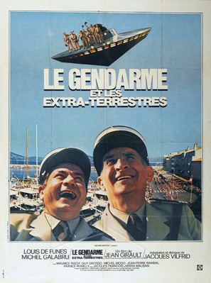 Le gendarme et les extra-terrestres - French Movie Poster (thumbnail)