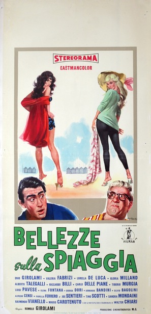Bellezze sulla spiaggia - Italian Movie Poster (thumbnail)