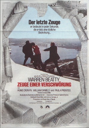 The Parallax View - German Movie Poster (thumbnail)