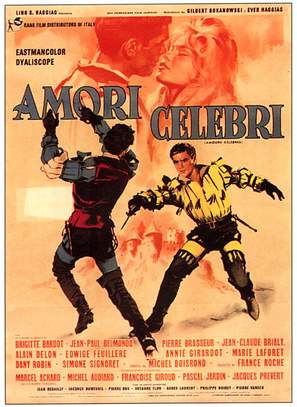 Amours c&eacute;l&egrave;bres - Italian Movie Poster (thumbnail)