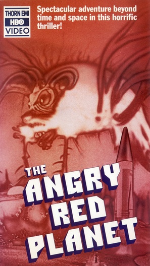 The Angry Red Planet - VHS movie cover (thumbnail)