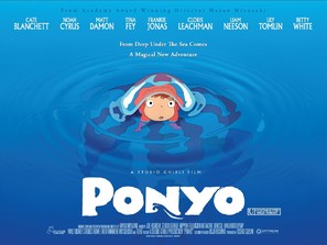 Gake no ue no Ponyo - British Movie Poster (thumbnail)