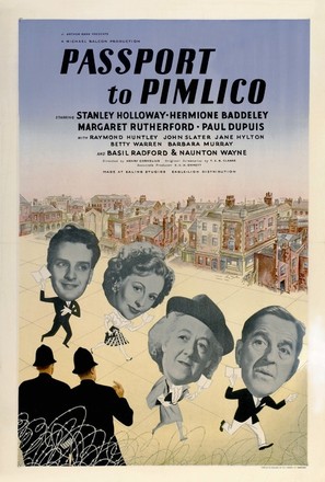 Passport to Pimlico - British Movie Poster (thumbnail)