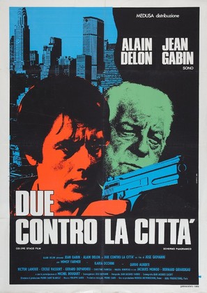 Deux hommes dans la ville - Italian Movie Poster (thumbnail)