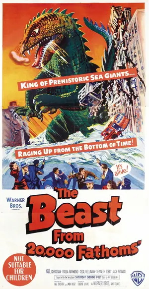 The Beast from 20,000 Fathoms - Australian Movie Poster (thumbnail)