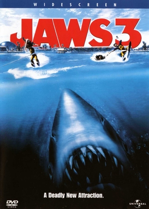 Jaws 3D - DVD movie cover (thumbnail)