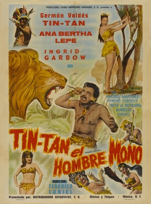 Tin-Tan el hombre mono - Mexican Movie Poster (thumbnail)