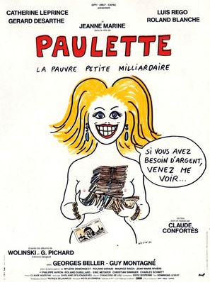 Paulette, la pauvre petite milliardaire - French Movie Poster (thumbnail)