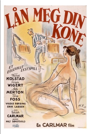 L&aring;n meg din kone - Norwegian Movie Poster (thumbnail)